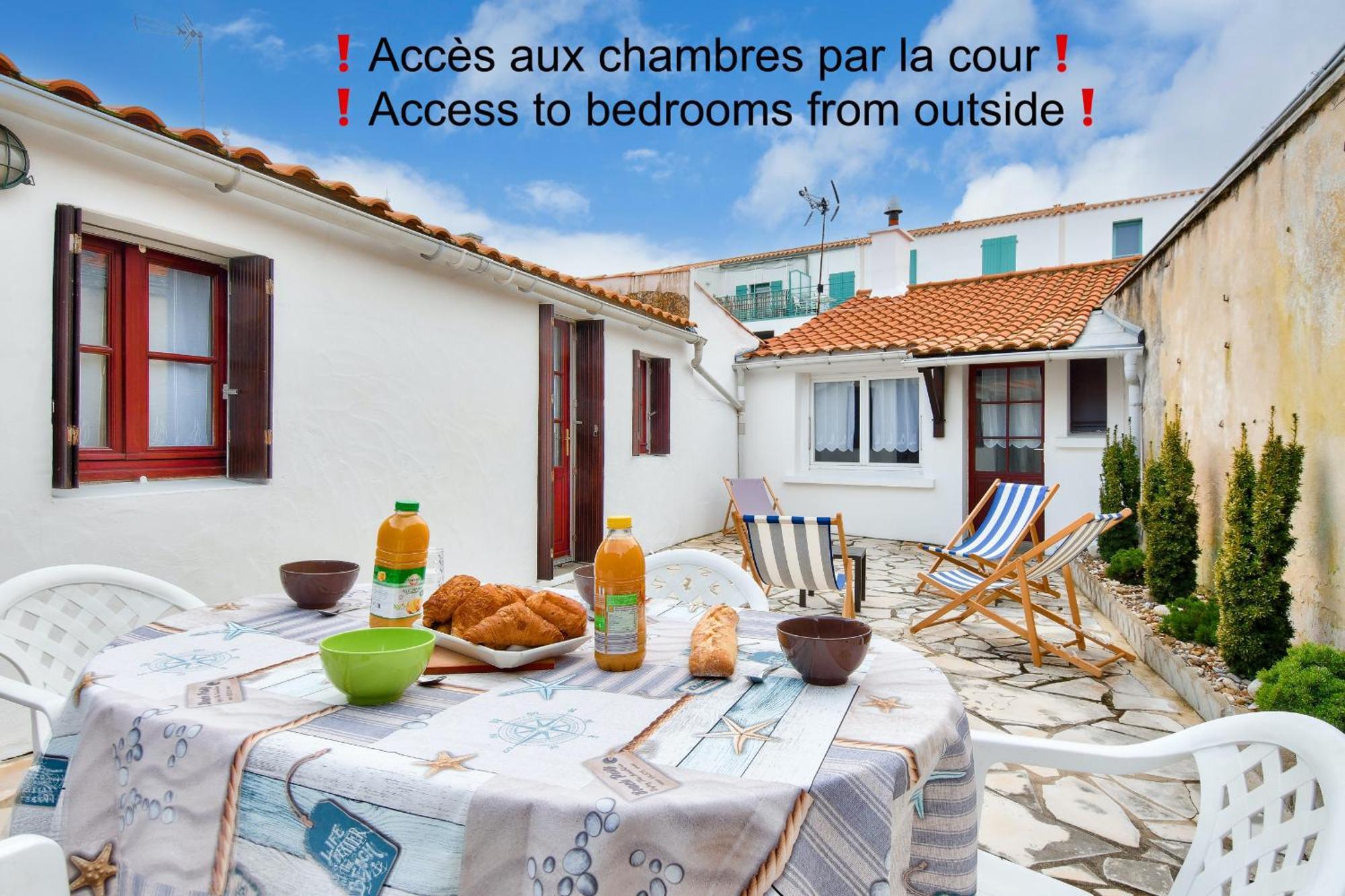 Centre Ville - Maison Pour 4 Avec Belle Cour Noirmoutier-en-l'Ile Exterior photo
